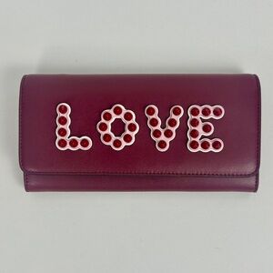 Fendi Love Stud Wallet with Chain  Brand new